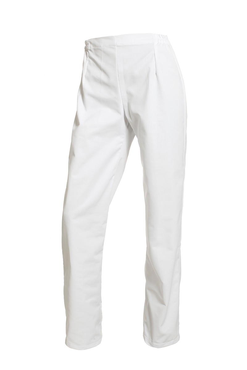 Pantalon 100% coton blanc