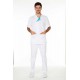 Tunique Homme Jules - Blanc & Bleu