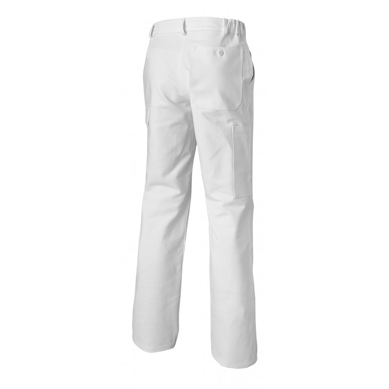Pantalon peintre Homme WHITE & PRO Molinel avec genouillères